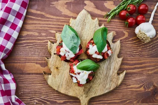 bruschetta fresh tomatoes basil