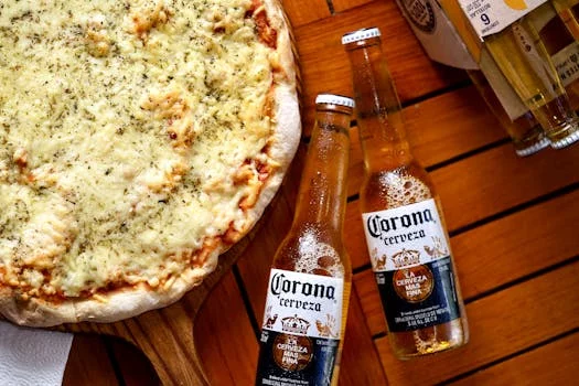 happy hour pizza and beer special evening deal